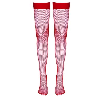 Hold-up Stockings red M